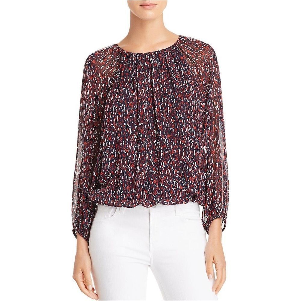 Joie‎ Womens Briseis Pullover Blouse Silk